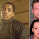 Larnell Bruce, 19 (left), was killed after, authorities say, he was run over by Russell Courtier, 38 (top, right), as he was egged on by 35-year-old girlfriend Colleen Hunt (bottom, right).
Twitter